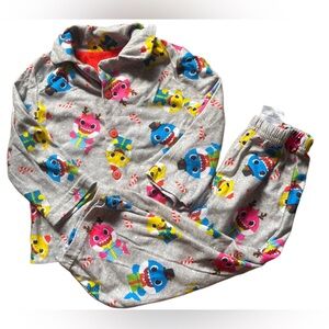 Christmas Baby Shark Pajamas Size 2T